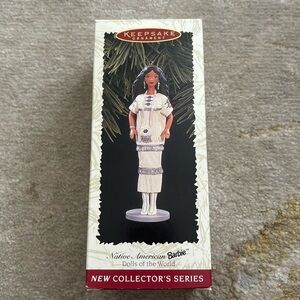 Hallmark Keepsake Ornament - Dolls of the World - Native American Barbie 1996